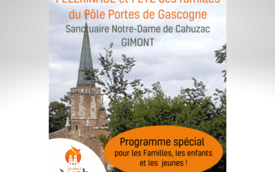 Pèlerinage et fête des familles : Samedi 25 mars 2023