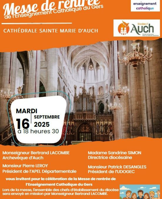 Messe de rentrée Enseignement catholique